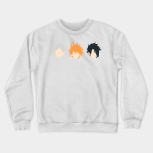 The promised neverland minimal characters Crewneck Sweatshirt